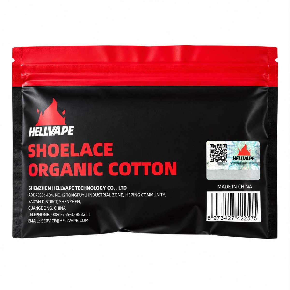 Algodón orgánico Hellvape Shoelace2