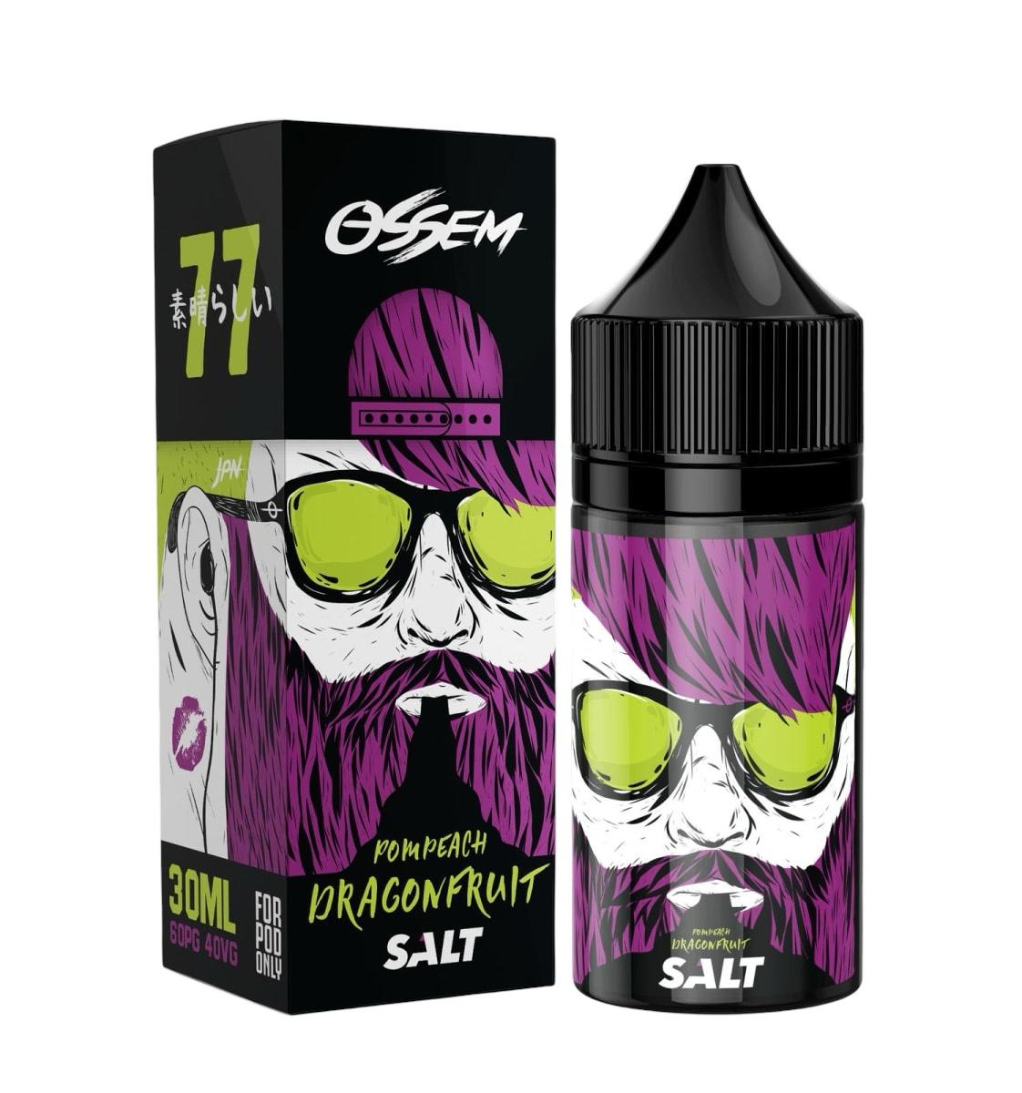 Ossem Fruity Pompeach Dragonfruit Salt 30ML - Durazno Y Granada