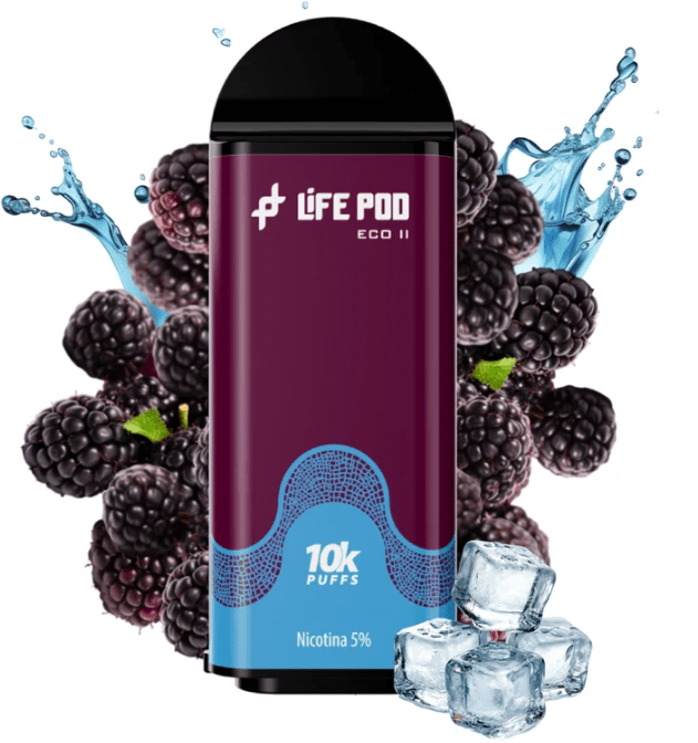 Life Pod Recarga Eco II Blackberry Ice 10.000Puffs