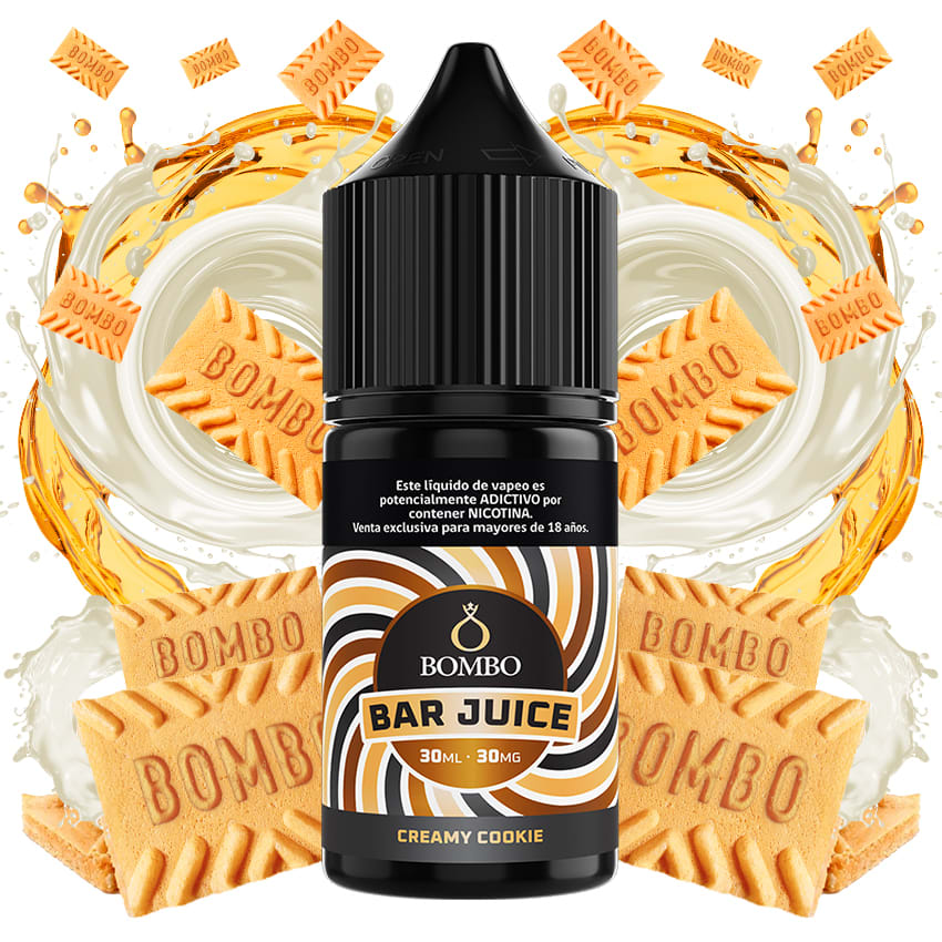 Bombo Bar Juice Creamy Cookie Salt 30ml - Galleta Rellena