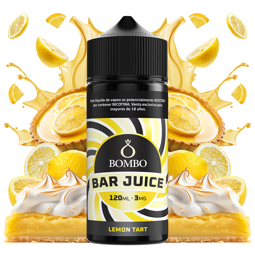 Bombo Bar Juice Lemon Tart 120ml - Pie de Limón