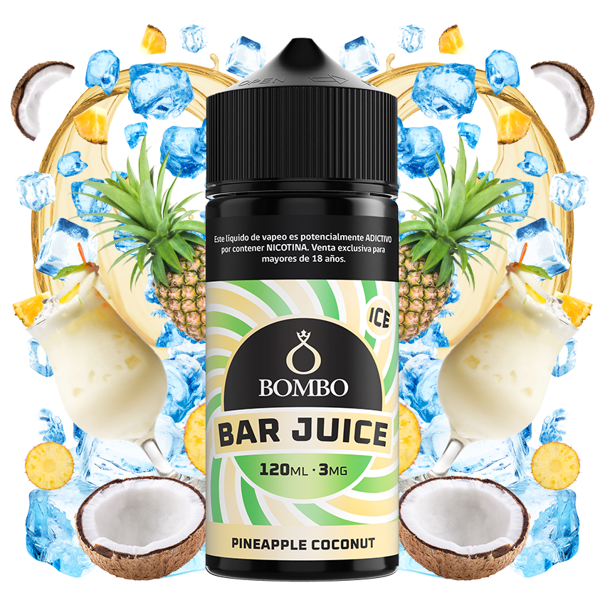 Bombo Bar Juice Pineapple Coconut 120ml - Piña y Coco