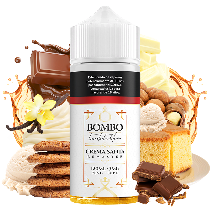Bombo Crema Santa Remaster 120ml - Esponjoso Bizcocho