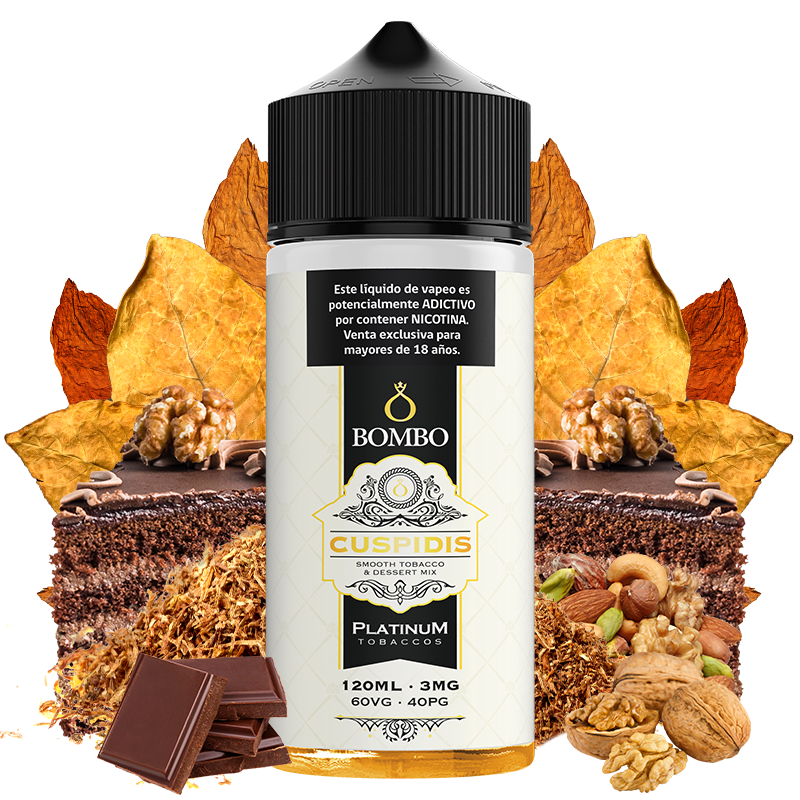 Bombo Cuspidis 120ml - Tabaco y Frutos Secos