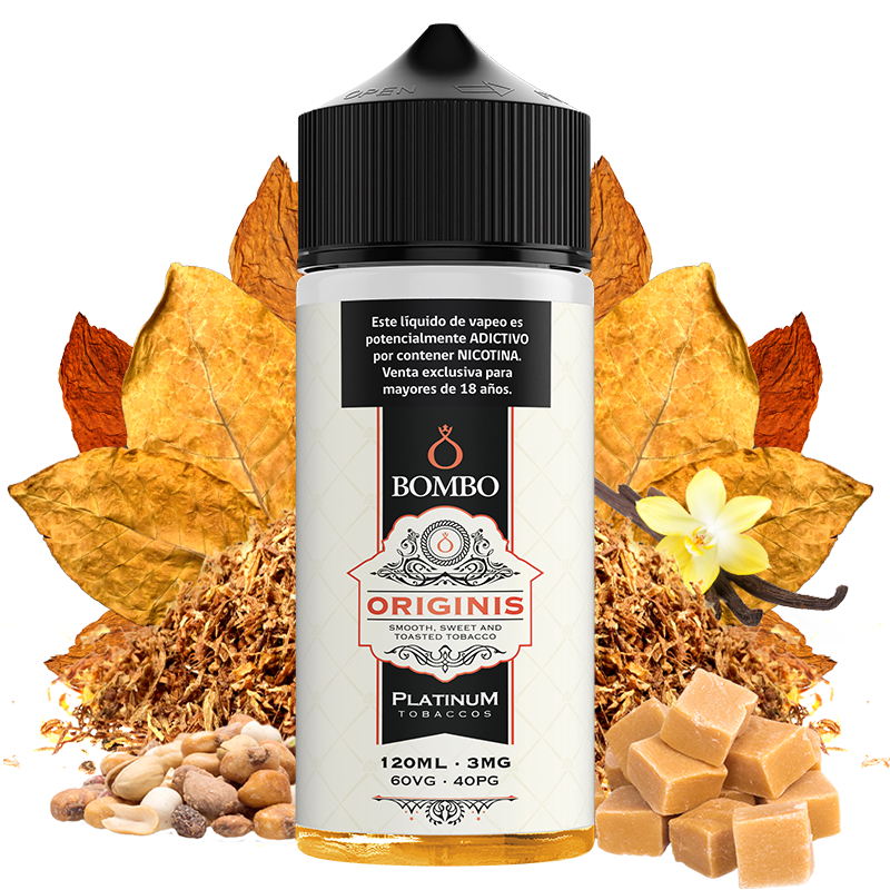 Bombo Originis 120ml - Tabaco Rubio