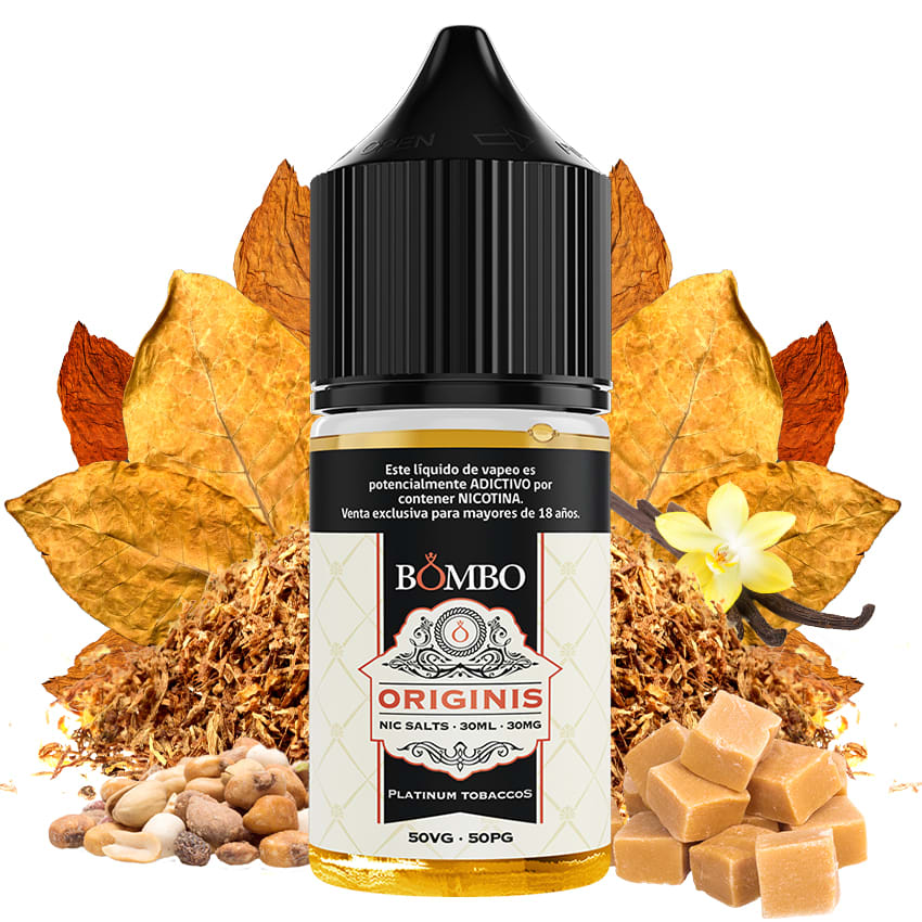 Bombo Originis Salt 30ml - Tabaco Rubio
