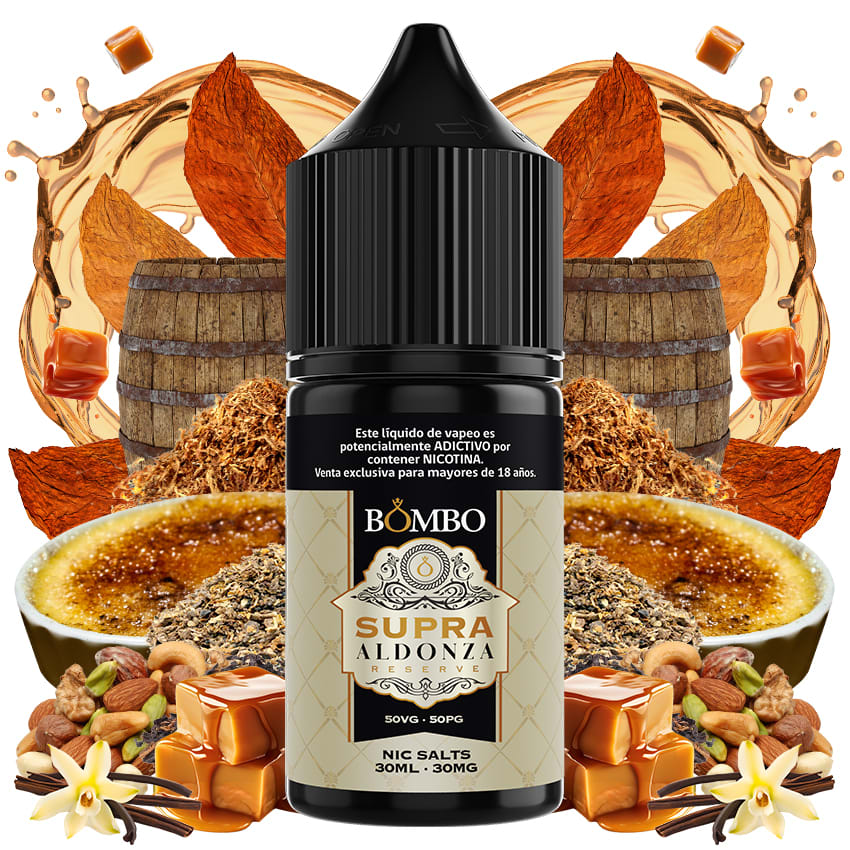 Bombo Supra Aldonza Reserve Salt 30ml - Tabaco Reserve