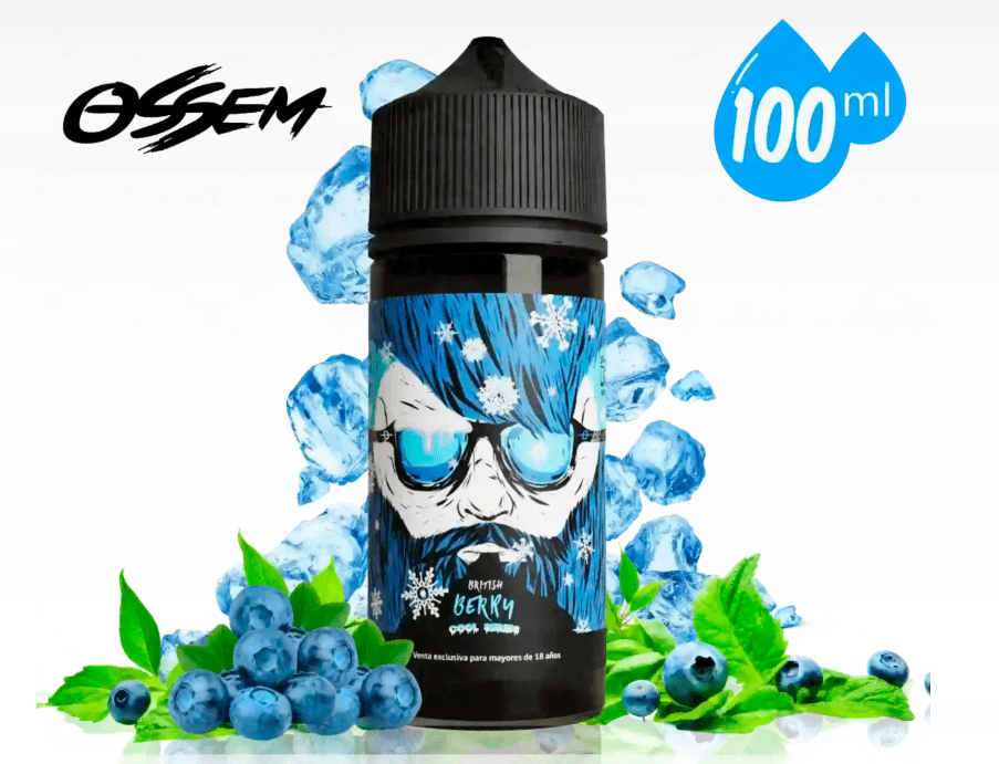 Ossem Cool Series – British Berry Ice 100ml- Arandanos Ice