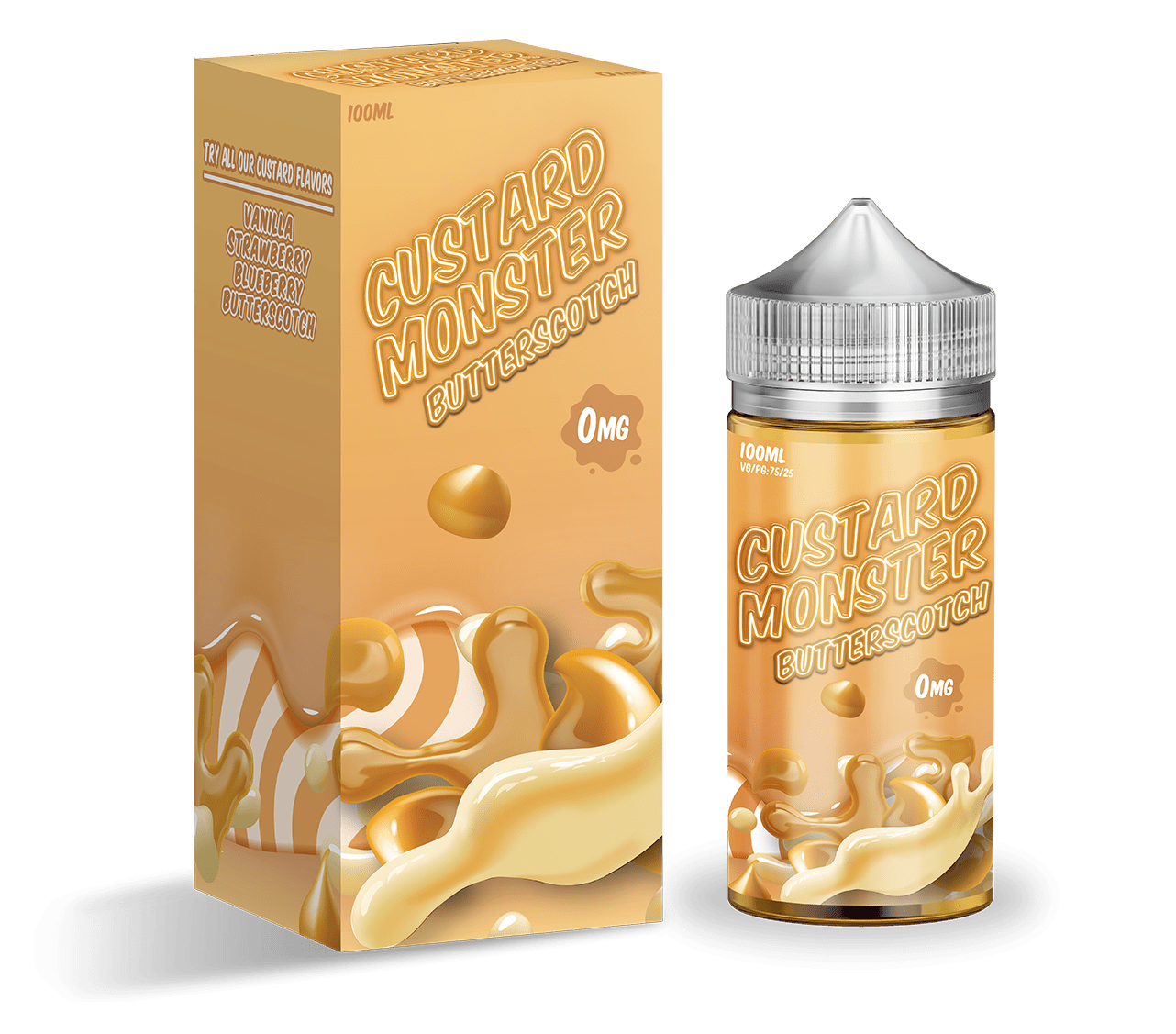 Custard Monster Butterscotch 100ML - Caramelo y Crema Pastelera