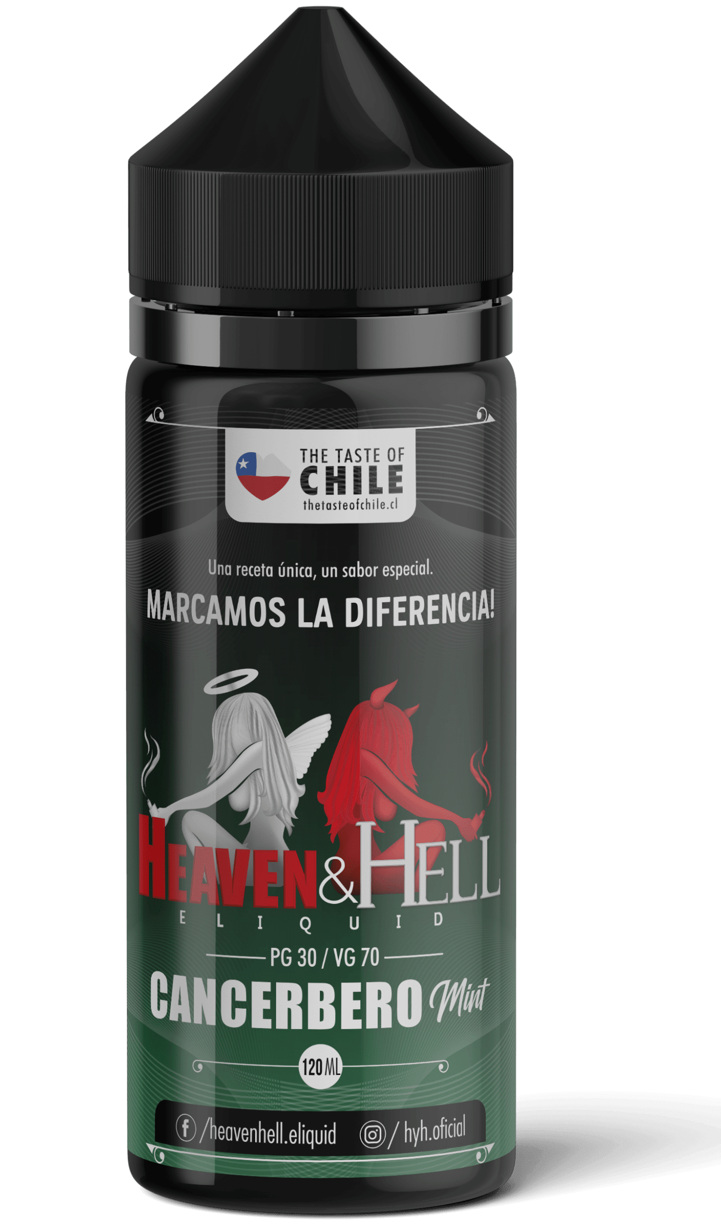 Heaven & Hell Cancerbero Mint 120ml - Tabaco Menta