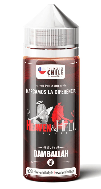 Heaven & Hell Damballah 120ml - Tabaco Seco Y Dulce