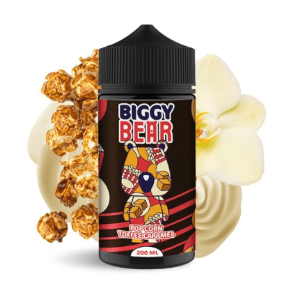 Biggy Bear Pop Corn Toffee Caramel 200ml - Cabritas Dulces