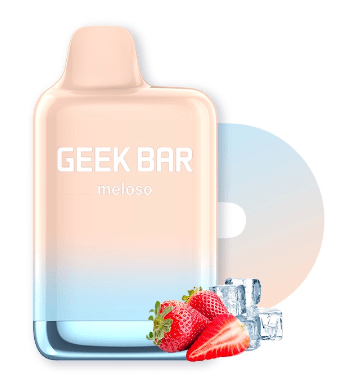 Geek Bar Meloso Max Strawberry Ice 9000 Puffs - Frutilla Mentolada