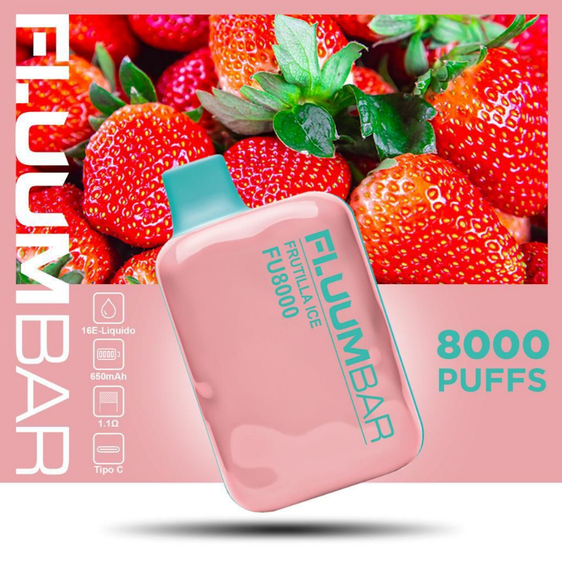 Fluumbar Frutilla Ice 8000 Puffs