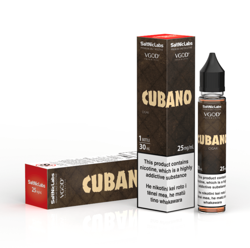 VGOD Cubano Rich Creamy Cigar Salt 30ml - Tabaco Cubano