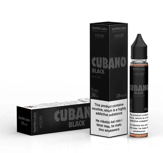 VGOD Cubano Black Salt 30ml - Vainilla Cremosa