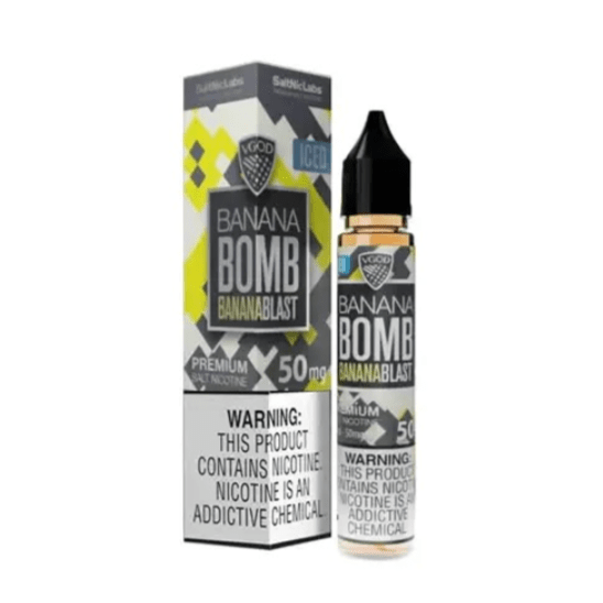 VGOD Iced Banana Bomb Salt 30ml - Banana Ice
