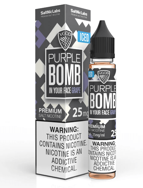 VGOD Iced Purple Bomb Salt 30ml - Uva Ice