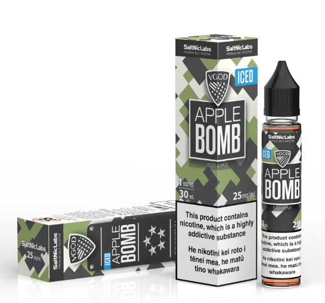 VGOD Iced Apple Bomb Salt 30ml - Mazana Ice