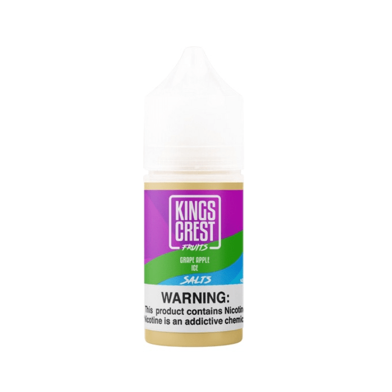 Kings Crest Fruits Grape Apple Ice Salt 30ml - Manzana Uva Hielo