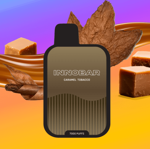 Innobar Caramel Tobacco 7000 Puffs - Tabaco Caramelo