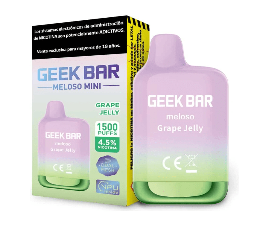Geek Bar Meloso Mini Grape jelly 1500 Puffs - Uva morada