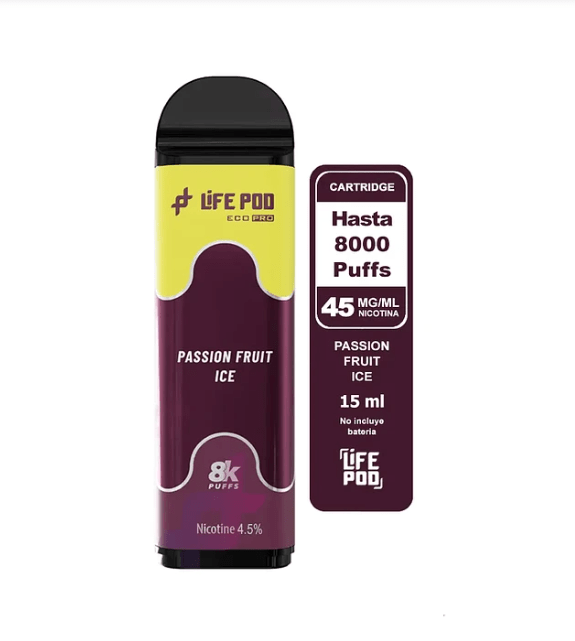 Life Pod Recarga Eco Pro Passion Fruit ICE 8.000 Puff