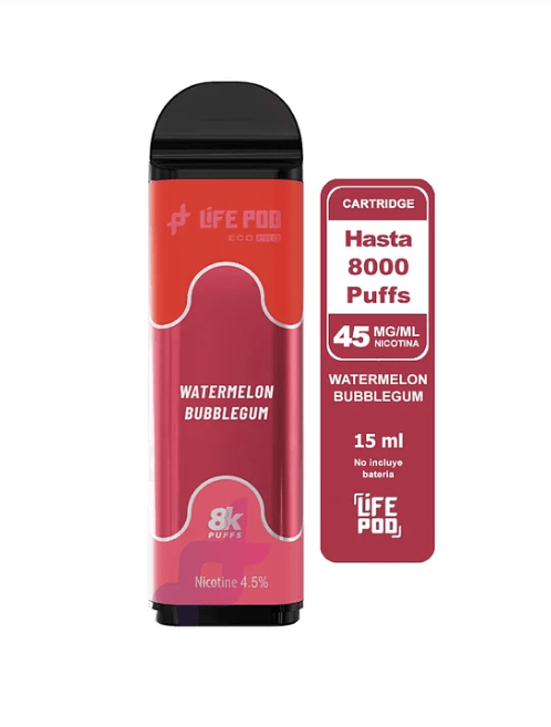Life Pod Recarga Eco Pro Watermelon Bubblegum 8.000 Puff
