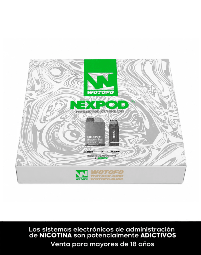 Caja Wotofo Nexpod + 5 recargas