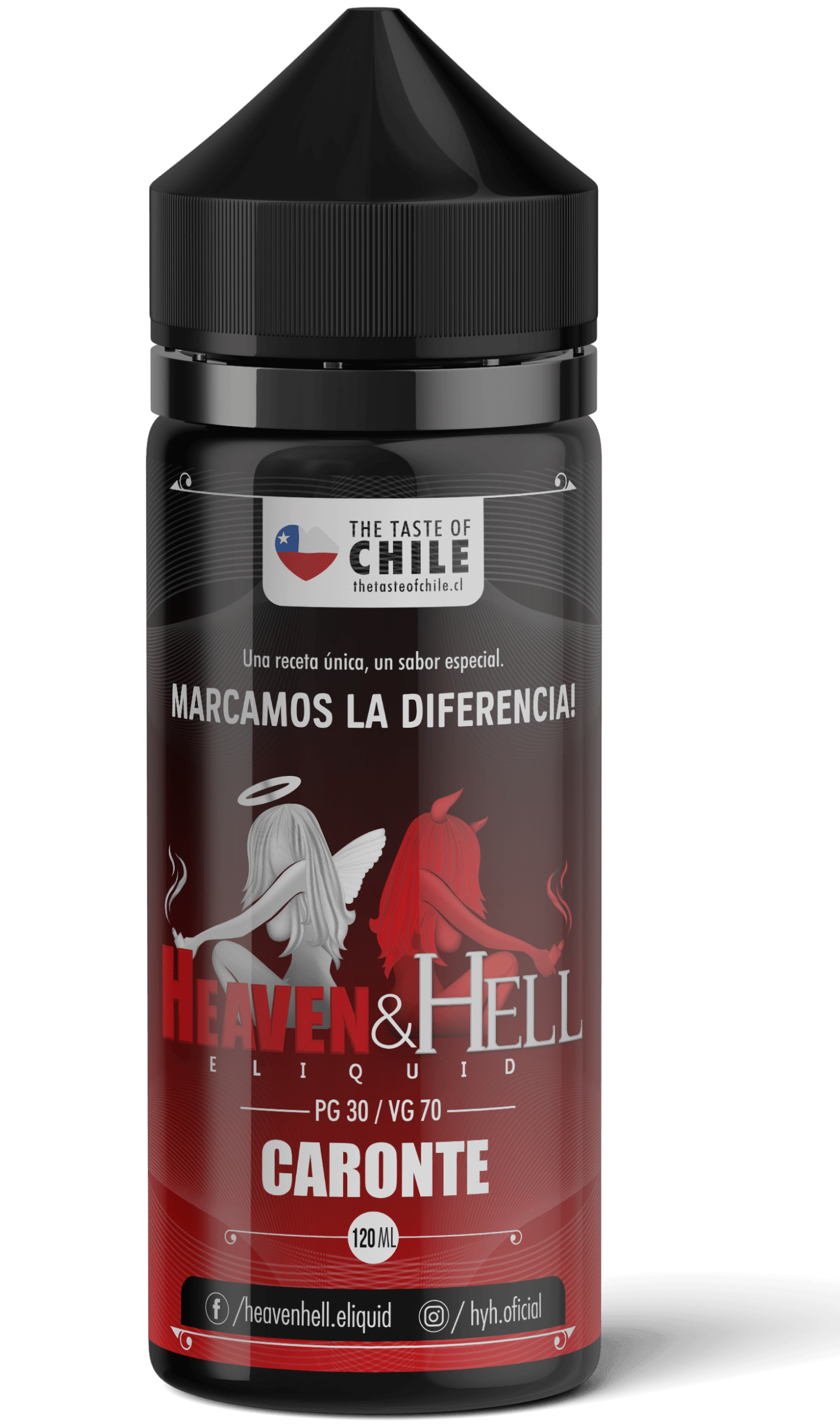 Heaven & Hell Caronte 120ml - Tabaco y Mix de Berries