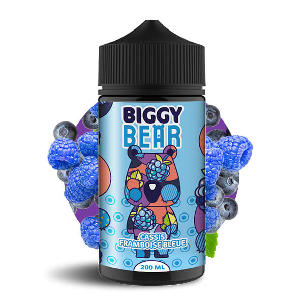 Biggy Bear Cassis Framboise Bleue 200ml - Frambuesa Azul