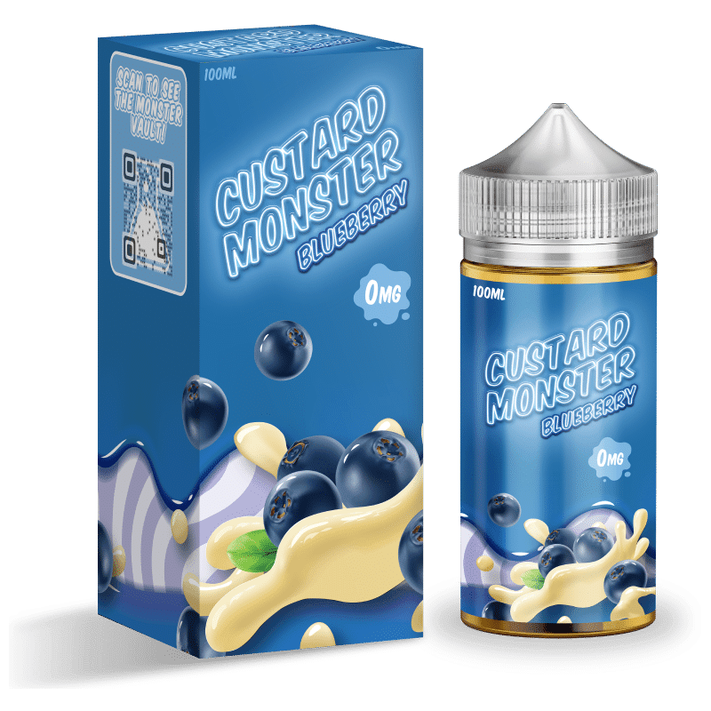 Custard Monster Blueberry 100ML - Arándano y Crema Pastelera