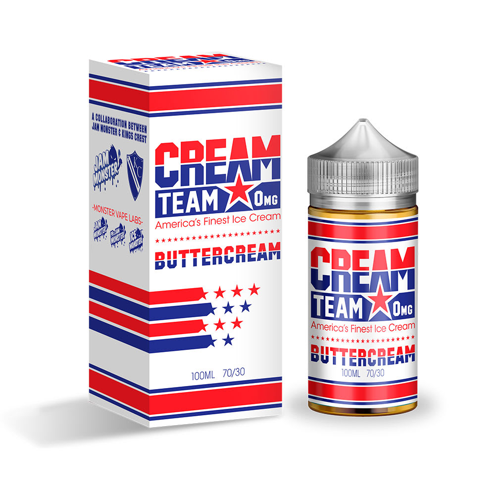 Cream Team Buttercream 120ML - Helado de Vainilla