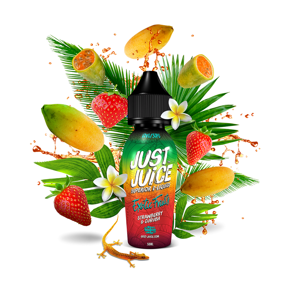 Just Juice Exotic Fruits Strawberry & Curuba 60ML Frutilla Curuba