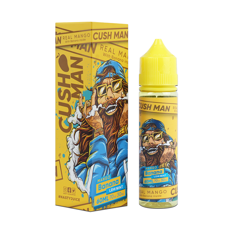 Nasty Juice Cush Man Mango Banana 60ml - Mango Plátano