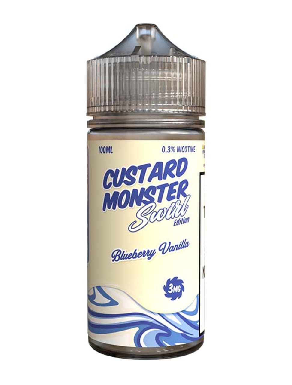 Custard Monster Swirl Blueberry Vanilla 100ml - Vainilla y Arándanos