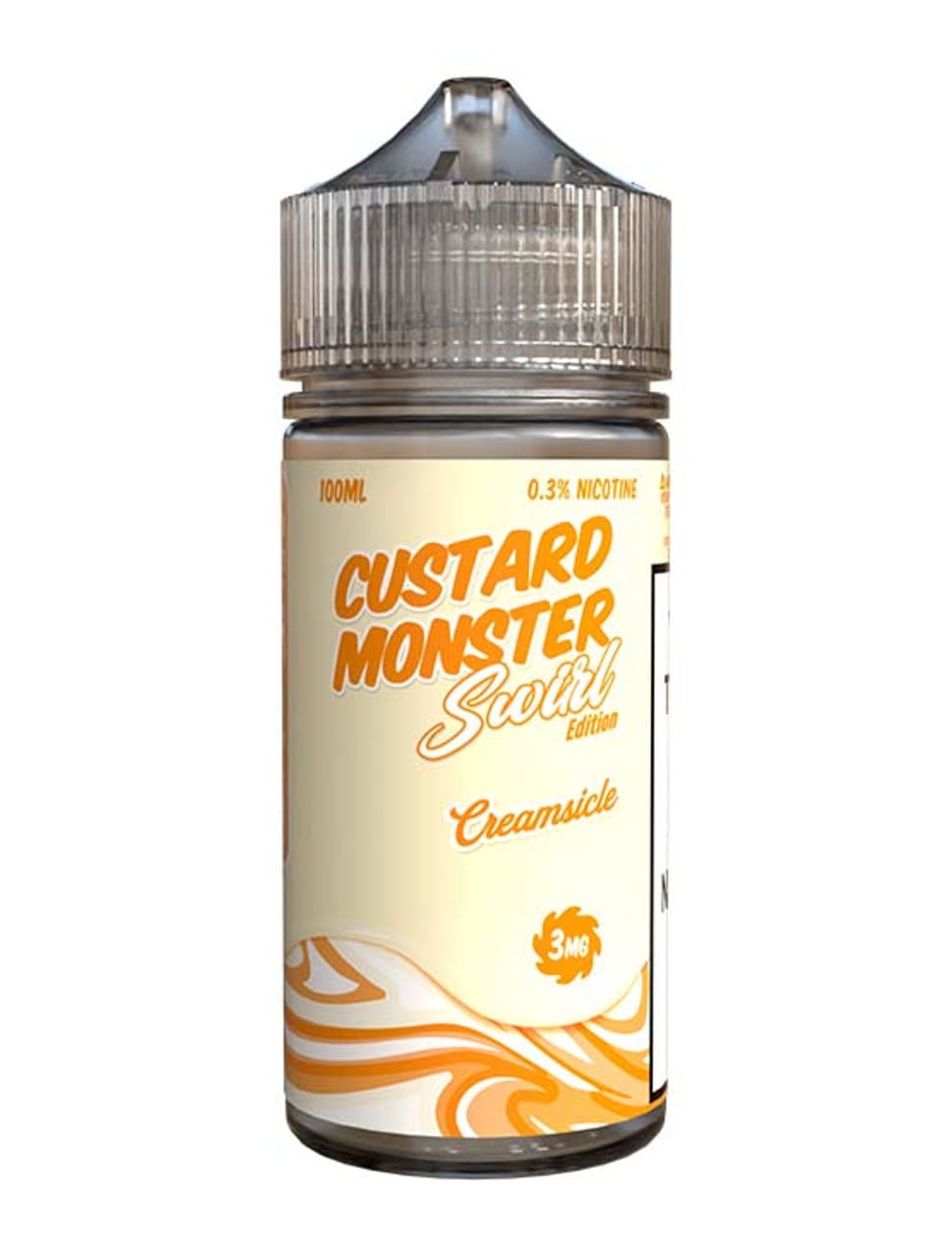 Custard Monster Swirl Creamsicle 100ml - Vainilla y Naranja
