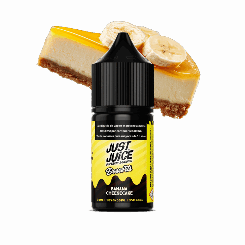 Just Juice Banana Cheesecake Salt 30ML - Cheesecake de Banana