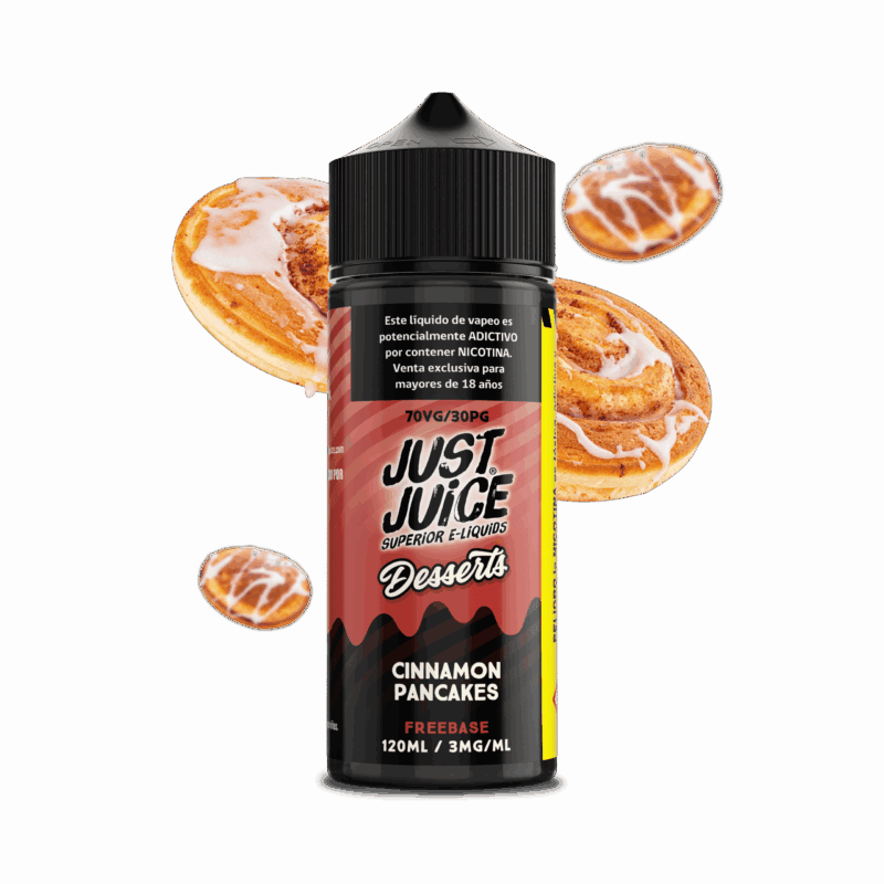 Just Juice Cinnamon Pancake 120ML - Panquecas de Canela