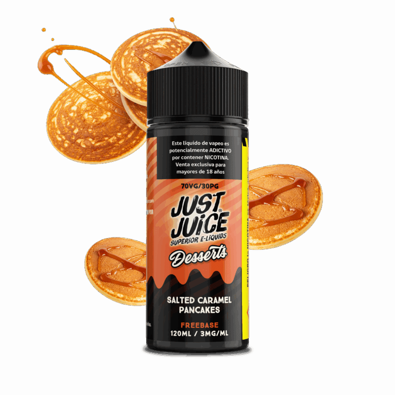 Just Juice Salted Caramel Pancake 120ML - Panqueques de Caramelo
