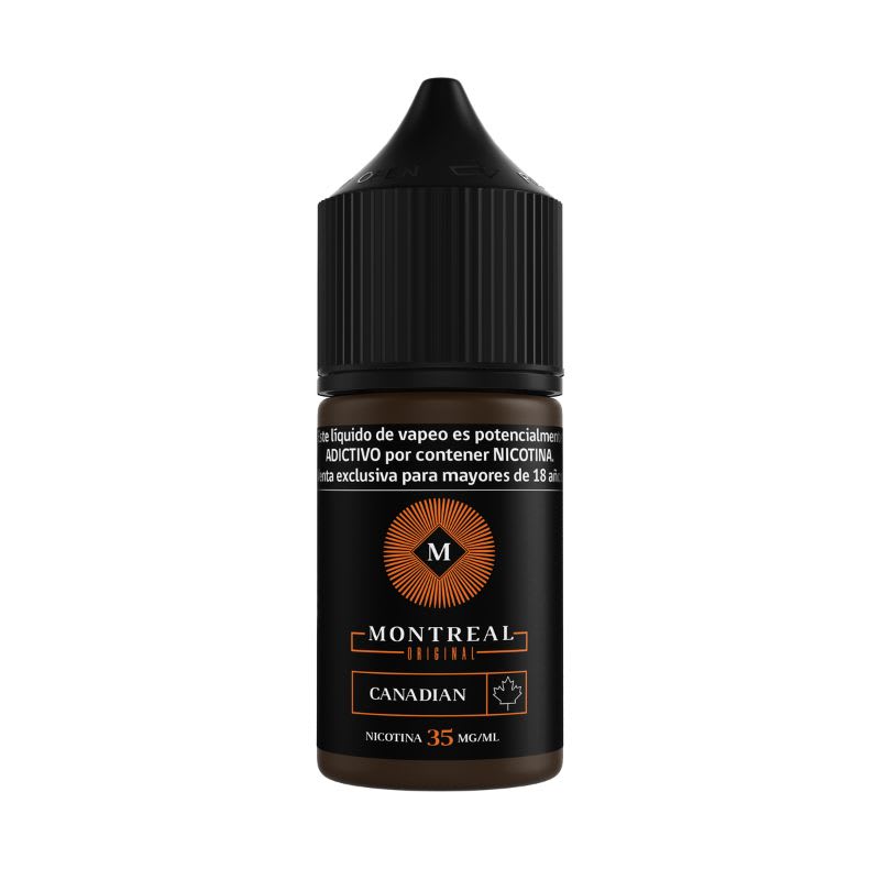 Montreal Original Canadian Salt 30ML - Tabaco, Whisky y Coco