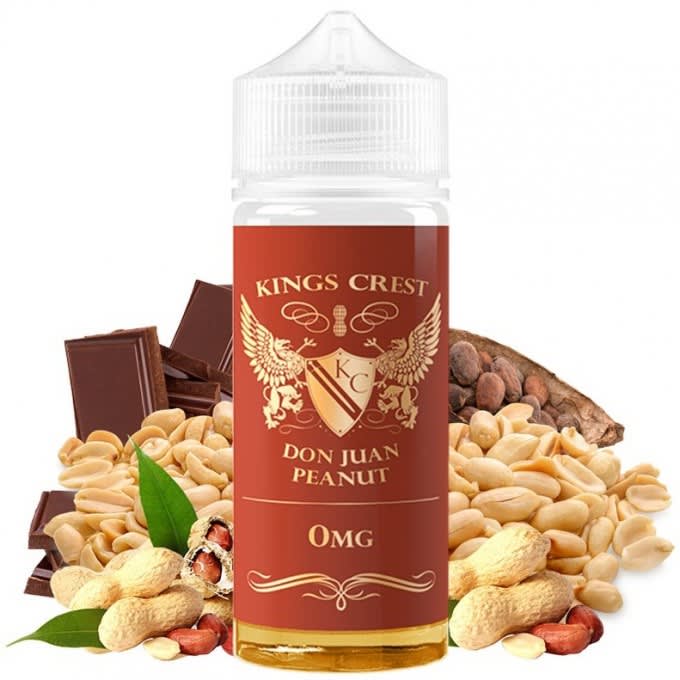Kings Crest Don Juan Peanut 120ml - Chocolate con maní