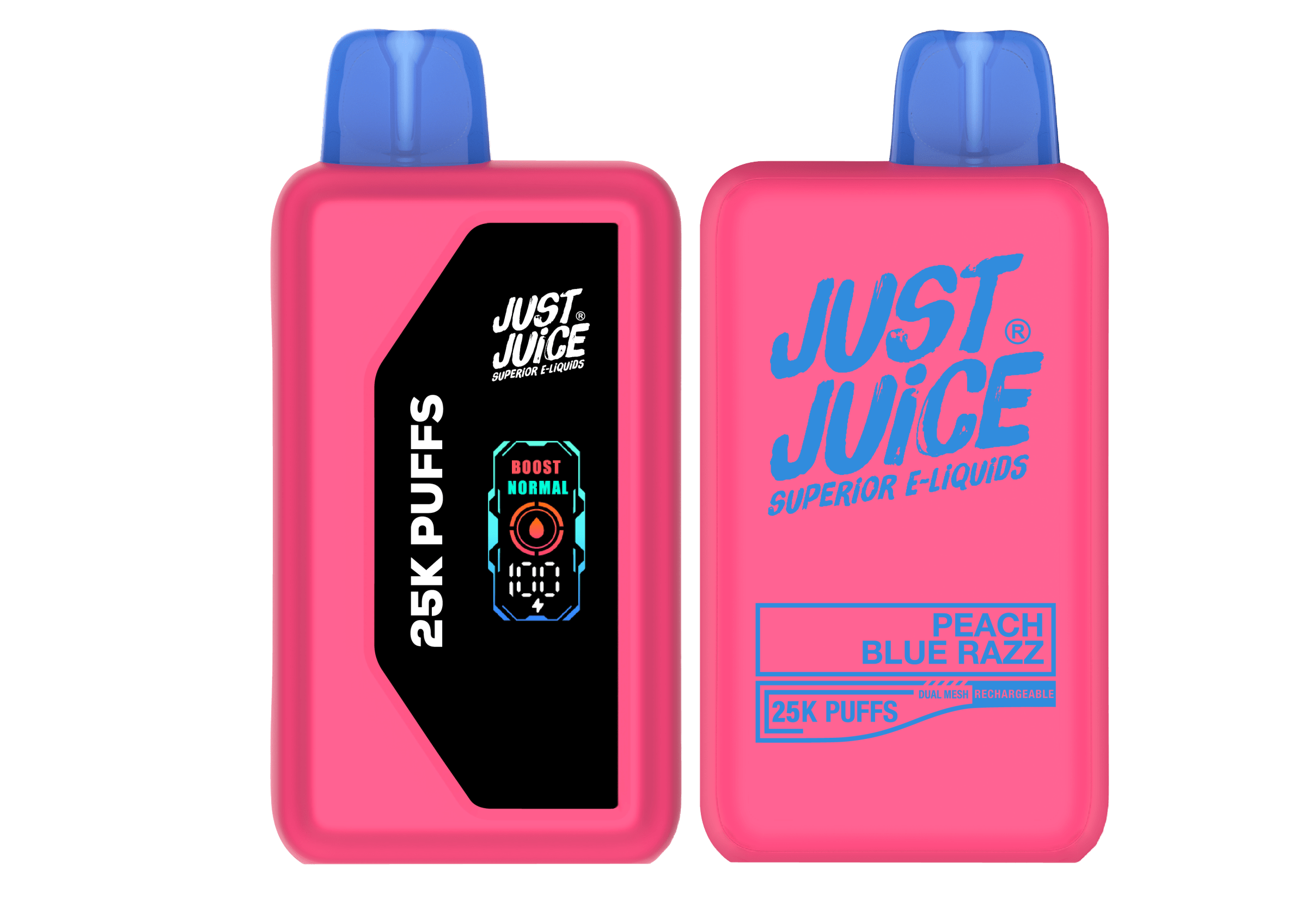 Just Juice Peach Blue Razz 25000 Puff - Durazno y Frambuesa
