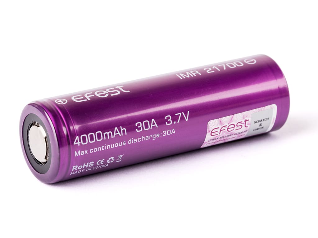 Bateria Efest 21700 - 4000MAH 30A
