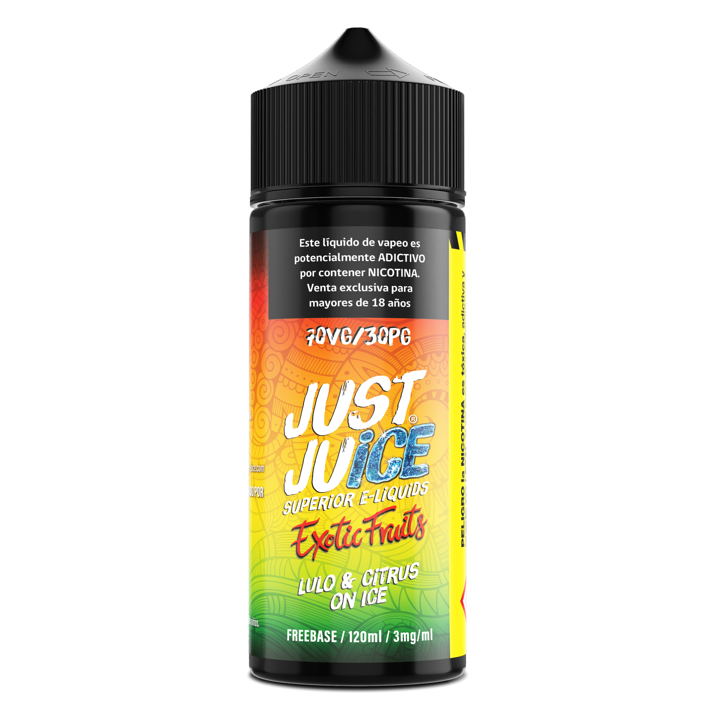 Just Juice Exotic Fruits Lulo & Citrus On Ice 120ml - Naranjilla con Citrus