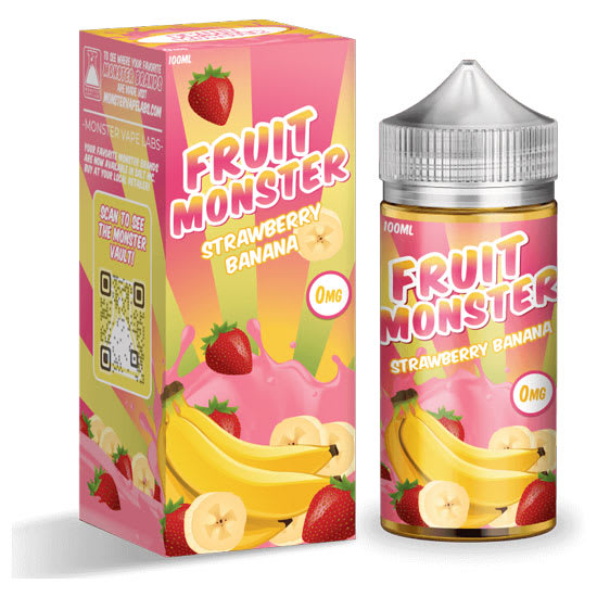 Fruit Monster Strawberry Banana 100ml - Frutilla y Banana