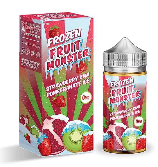 Frozen Fruit Monster Strawberry Kiwi Pomegranate Ice 100ml - Frutilla, Kiwi y Granada Ice