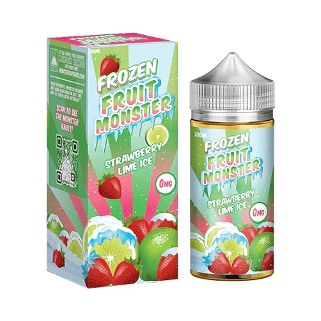 Frozen Fruit Monster Strawberry Lime 100ml - Frutilla, lima Ice