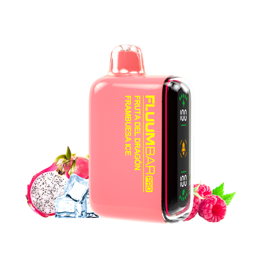 Fluumbar Pro Fruta del Dragón Frambuesa Ice 30.000 puffs