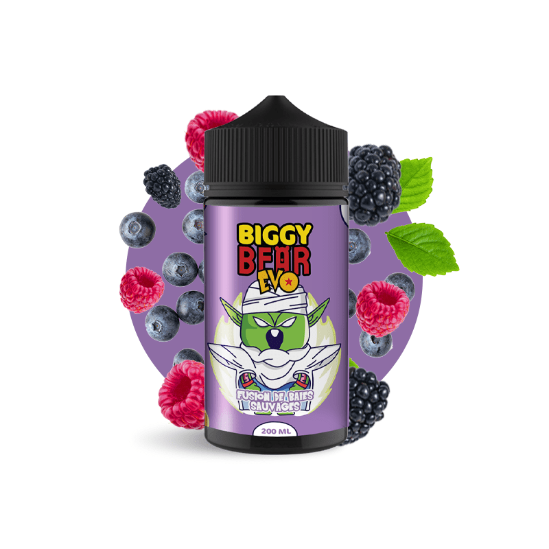 Biggy Bear EVO Fusion de baies sauvages 200ml - Mix De Bayas Silvestres